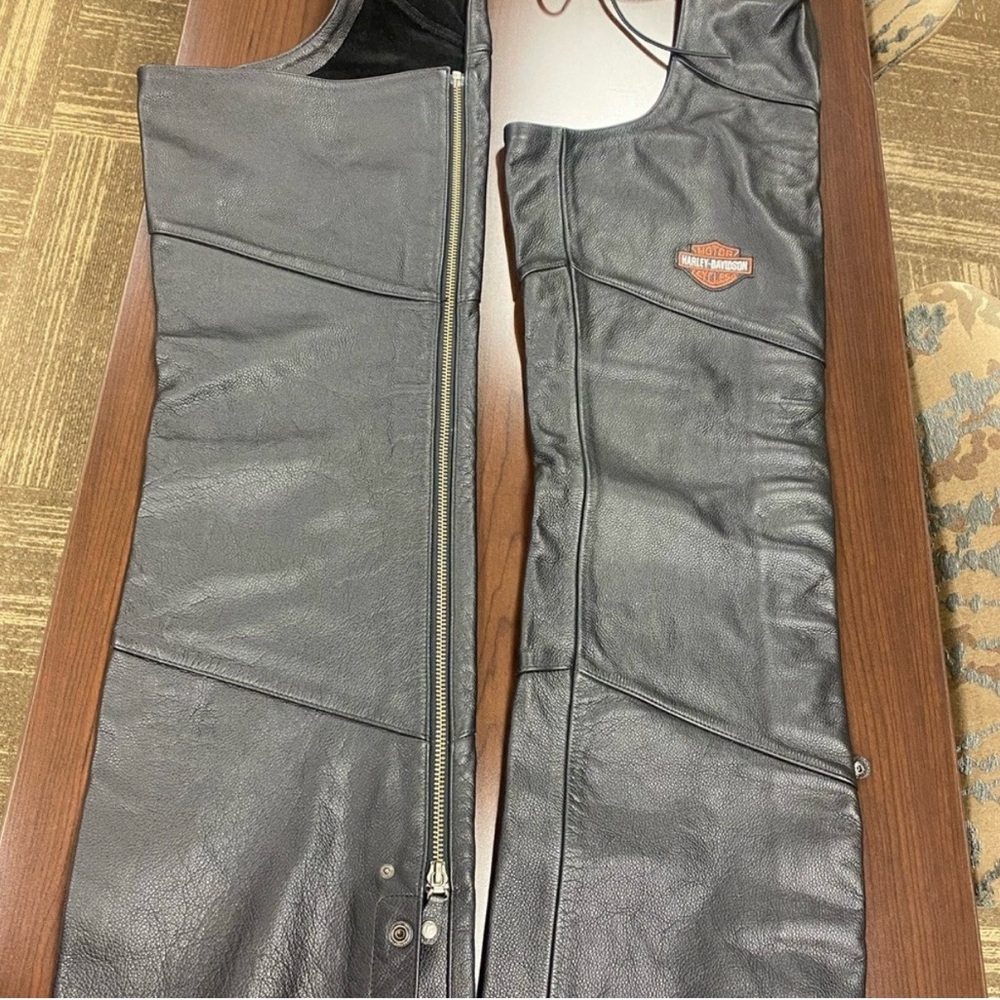 Harley-Davidson Black Leather Chaps
